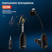 Load image into Gallery viewer, Wireless Microphone Sax Trumpet Trombone Special Instrument Pickup Amplifier for Professional Recording Performance Outdoor Performa
