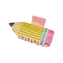 Load image into Gallery viewer, Creative Cartoon Pencil Book Hair Clip Versatile Multicolor Acrylic Hairpin Hair Claw Clip Headwear Hair Accessory for Women
