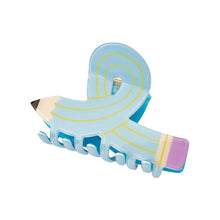 Load image into Gallery viewer, Creative Cartoon Pencil Book Hair Clip Versatile Multicolor Acrylic Hairpin Hair Claw Clip Headwear Hair Accessory for Women
