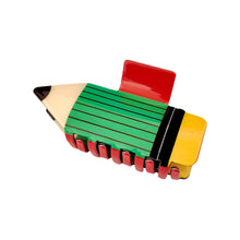 Load image into Gallery viewer, Creative Cartoon Pencil Book Hair Clip Versatile Multicolor Acrylic Hairpin Hair Claw Clip Headwear Hair Accessory for Women

