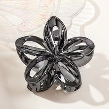 Load image into Gallery viewer, Hollow Frangipani Hairpin Imitation Metal Updo Hair Clip Fashionable Versatile Headwear Hair Claw Clip Hair Accessory
