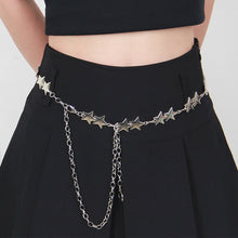 Load image into Gallery viewer, Fashionable Metal Waist Chain Versatile Butterfly Star Waist Chain Clothes Waist Decoration Belt Apparel Accessory for Women
