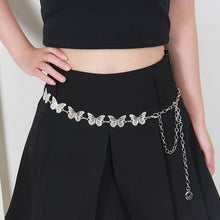 Load image into Gallery viewer, Fashionable Metal Waist Chain Versatile Butterfly Star Waist Chain Clothes Waist Decoration Belt Apparel Accessory for Women
