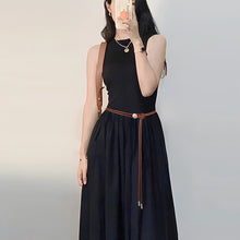 Load image into Gallery viewer, Soft Knotted Thin Waist Belt Adjustable Alloy Buckle Waistband Simple Versatile Dress Waist Decoration Belt Clothing Accessory
