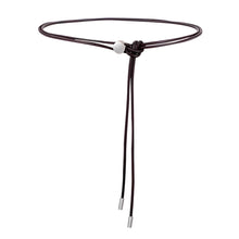 Load image into Gallery viewer, Soft Knotted Thin Waist Belt Adjustable Alloy Buckle Waistband Simple Versatile Dress Waist Decoration Belt Clothing Accessory
