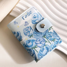 Load image into Gallery viewer, Vintage Painting Card Bag PU Leather Large Capacity Compact Portable Bus Card Credit Card Bank Card Holder Wallet for Women

