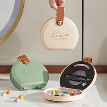 Load image into Gallery viewer, Multifunctional Sewing Kit Practical Portable Needle Thread Box Leather Storage Box Household DIY Handmade Sewing Tool Set
