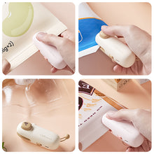 Load image into Gallery viewer, Household Mini Portable Handheld Sealing Machine Compact Portable Rechargeable Magnetic Storage Heat Sealer for Food Packaging
