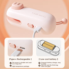 Load image into Gallery viewer, Household Mini Portable Handheld Sealing Machine Compact Portable Rechargeable Magnetic Storage Heat Sealer for Food Packaging
