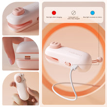 Load image into Gallery viewer, Household Mini Portable Handheld Sealing Machine Compact Portable Rechargeable Magnetic Storage Heat Sealer for Food Packaging
