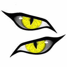 Load image into Gallery viewer, 2PCS 3D Stereo Motorcycle Reflective Cat's Eyes Sticker Rearview Mirror Decal for Motorbike Auto Decoration Stickers
