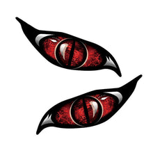 Load image into Gallery viewer, 2PCS 3D Stereo Motorcycle Reflective Cat's Eyes Sticker Rearview Mirror Decal for Motorbike Auto Decoration Stickers

