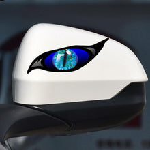 Load image into Gallery viewer, 2PCS 3D Stereo Motorcycle Reflective Cat's Eyes Sticker Rearview Mirror Decal for Motorbike Auto Decoration Stickers
