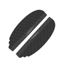 Load image into Gallery viewer, 2Pcs Carbon Fibre Car Rear View Mirror Rain Cover Sun Visor Eyebrow Side View Mirror Rain Guard Auto Protection
