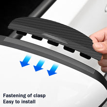 Load image into Gallery viewer, 2Pcs Carbon Fibre Car Rear View Mirror Rain Cover Sun Visor Eyebrow Side View Mirror Rain Guard Auto Protection
