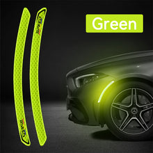 Load image into Gallery viewer, 2Pcs Reflective Car Wheel Arches Safety Warning Sticker Mark Car Stickers Tape Reflective Strips Exterior Accessories
