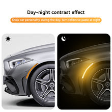 Load image into Gallery viewer, 2Pcs Reflective Car Wheel Arches Safety Warning Sticker Mark Car Stickers Tape Reflective Strips Exterior Accessories
