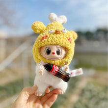 Load image into Gallery viewer, V1 V2 V3 Labubu Doll's Clothes The Monster Chicken Leg Hat Outfit Accessories Clothing DIY Kids Gift
