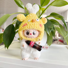 Load image into Gallery viewer, V1 V2 V3 Labubu Doll's Clothes The Monster Chicken Leg Hat Outfit Accessories Clothing DIY Kids Gift
