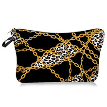 Load image into Gallery viewer, Leopard Print Animal Print Makeup Bag Women's Multifunctional Hand-held Bag Toiletry Bag Portable Storage Bag
