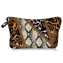 Load image into Gallery viewer, Leopard Print Animal Print Makeup Bag Women's Multifunctional Hand-held Bag Toiletry Bag Portable Storage Bag
