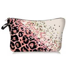 Load image into Gallery viewer, Leopard Print Animal Print Makeup Bag Women's Multifunctional Hand-held Bag Toiletry Bag Portable Storage Bag
