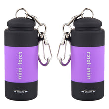 Load image into Gallery viewer, Mini USB Rechargeable Flashlight Keychain Small Flashlight LED Strong Outdoor Camping Waterproof Gift Flashlight
