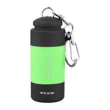 Load image into Gallery viewer, Mini USB Rechargeable Flashlight Keychain Small Flashlight LED Strong Outdoor Camping Waterproof Gift Flashlight
