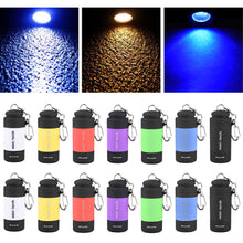 Load image into Gallery viewer, Mini USB Rechargeable Flashlight Keychain Small Flashlight LED Strong Outdoor Camping Waterproof Gift Flashlight
