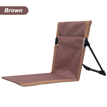 Load image into Gallery viewer, Outdoor Camping Portable Lazy Picnic Beach Chair Park Lawn Leisure with Backrest Folding Chair
