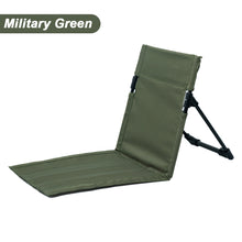 Load image into Gallery viewer, Outdoor Camping Portable Lazy Picnic Beach Chair Park Lawn Leisure with Backrest Folding Chair
