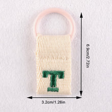 Load image into Gallery viewer, Macaron Color 26 English Letter Hanger with DIY Initial Name Keychain Luggage Bag Pendant
