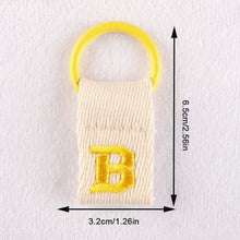 Load image into Gallery viewer, Macaron Color 26 English Letter Hanger with DIY Initial Name Keychain Luggage Bag Pendant
