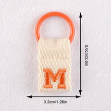 Load image into Gallery viewer, Macaron Color 26 English Letter Hanger with DIY Initial Name Keychain Luggage Bag Pendant
