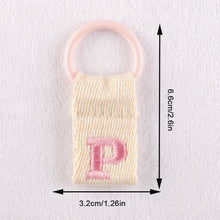 Load image into Gallery viewer, Macaron Color 26 English Letter Hanger with DIY Initial Name Keychain Luggage Bag Pendant
