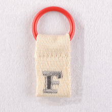 Load image into Gallery viewer, Macaron Color 26 English Letter Hanger with DIY Initial Name Keychain Luggage Bag Pendant
