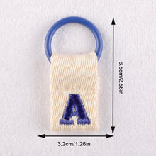 Load image into Gallery viewer, Macaron Color 26 English Letter Hanger with DIY Initial Name Keychain Luggage Bag Pendant
