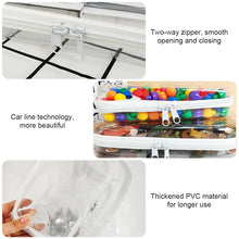 Load image into Gallery viewer, PVC Transparent Travel Storage Bag Set Digital Toiletries Cosmetics Packaging Storage Bag Clothes Shoes Storage Bag
