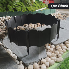 Load image into Gallery viewer, Fence with Ground Nails Garden Fence Plastic Courtyard Decorative Fence Outdoor Plug-in Fence Garden Supplies
