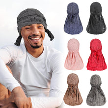 Load image into Gallery viewer, Men's Pirate Hat Fashionable Hip-hop Headscarf Hat Cool Multiple Wearing Methods Hip-hop Cap
