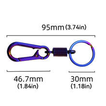 Load image into Gallery viewer, Creative Metal Car Auto Keychain Burnt Titanium Key Chain Wonderful Car Keychain Keyring
