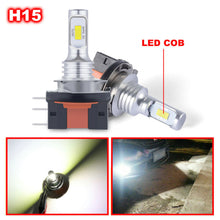 Load image into Gallery viewer, Pair Car H15 LED Bulb Headlight Fog Light High Beam Day Driving Running Light 12V 6000K 3570 CSP White Auto Lamp
