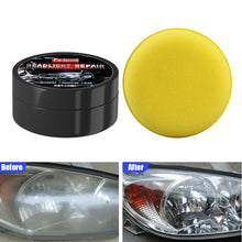 Load image into Gallery viewer, 50g Car Headlight Restoration Polishing Kits Headlamp Scratch Remover Repair Cleaning Paste with Sponge
