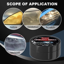 Load image into Gallery viewer, 50g Car Headlight Restoration Polishing Kits Headlamp Scratch Remover Repair Cleaning Paste with Sponge
