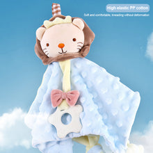 Load image into Gallery viewer, Baby Plush Toys Towel Appease Doll Teether Cartoon Bunny Bear Elephant Soft Blanket Stuffed Sleep Toy Soothe Toddler Baby Toys
