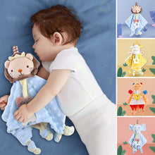 Load image into Gallery viewer, Baby Plush Toys Towel Appease Doll Teether Cartoon Bunny Bear Elephant Soft Blanket Stuffed Sleep Toy Soothe Toddler Baby Toys
