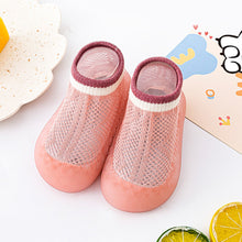 Load image into Gallery viewer, Spring and Summer Baby Toddler Shoes Non-slip Baby Mesh Breathable Indoor Soft Bottom Shoes Children's Socks Shoes
