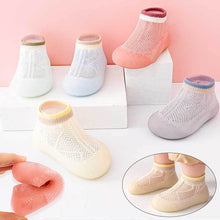 Load image into Gallery viewer, Spring and Summer Baby Toddler Shoes Non-slip Baby Mesh Breathable Indoor Soft Bottom Shoes Children's Socks Shoes
