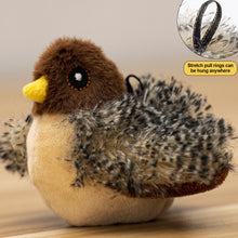 Load image into Gallery viewer, Interactive Cat Toys Flying Bird Cat Toy Flapping Wings Sparrow Toys Vivid Chirping Simulation Bird Interactive Cat Toy
