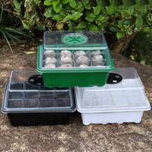 Load image into Gallery viewer, 6/12 Holes Seedlings Trays Seed Starter Tray Adjustable Ventilation Humidity Seedlings Germination Tray For Seeds Growing Starting
